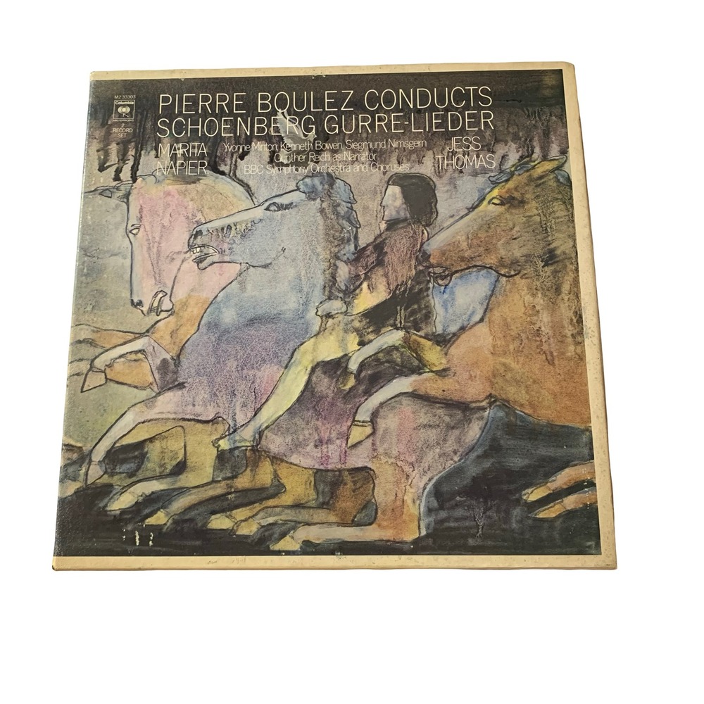 Pierre Boulez Schoenberg Gurre-Lieder Columbia Masterworks 2 Vinyl LP Box Set